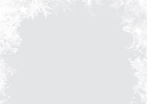 Foto kerstkaart sneeuw kader 2