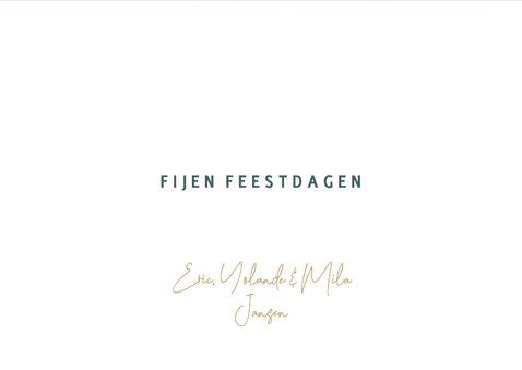 Foto kerstkaart stijlvol hart met fotokader 3