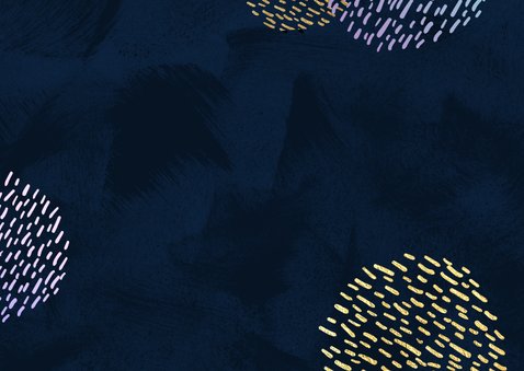 Foto nieuwjaarskaart met vuurwerk Achterkant
