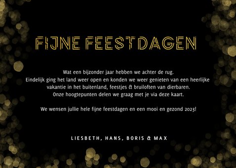 Fotocollage kaart kerstmis met 8 foto's - 2022 wat een jaar 3