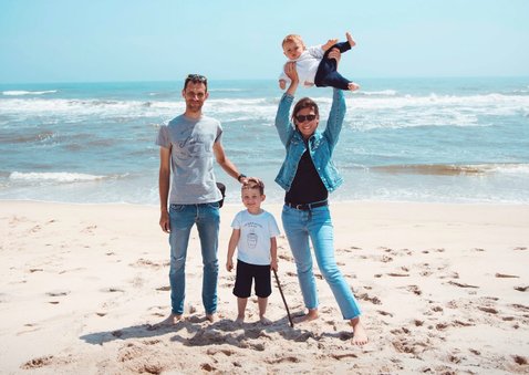 Fotocollage kaart kerstmis met 8 foto's - 2026 wat een jaar 2