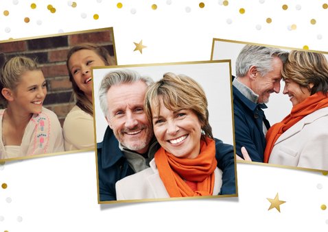 Fotokaart huwelijksjubileum met eigen foto 2