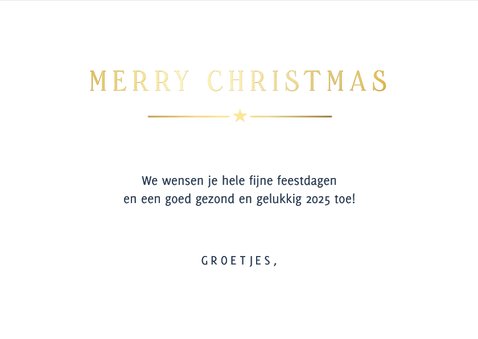 Fotokaart kerst met eigen foto merry christmas 3