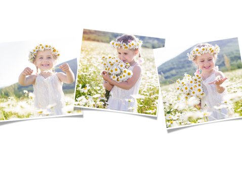 Fotokaart liggend met 1 grote foto op de voorkant 2