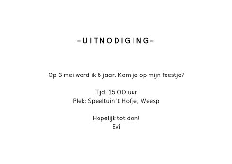Fotokaart liggend met 1 grote foto op de voorkant 3