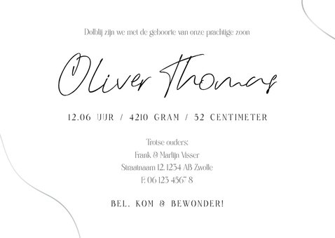 Fotokaart met zilverlook en grote foto 3