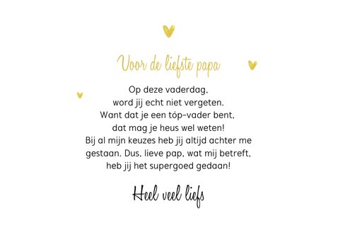 Fotokaart vaderdag de liefste papa dat ben jij 3