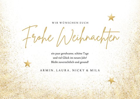 Fotokarte Frohe Weihnachten 3