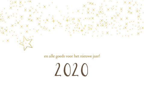 Fotokerstkaart met sterretjes 3