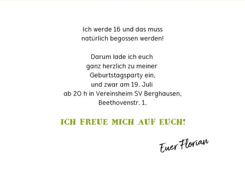 Fußball-Einladung zum Geburtstag Heimspiel 3