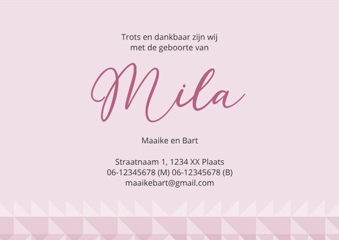 Geboorte identiteitskaart meisje 3