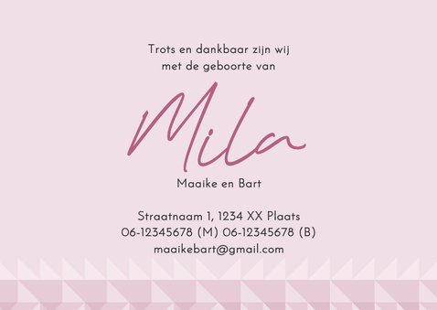 Geboorte identiteitskaart  meisje 3