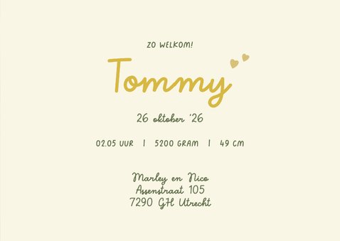 Geboortekaartje beren in een bloemenveld 3