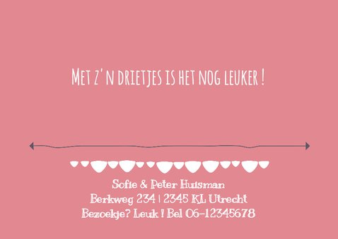 Geboortekaartje Foto Aimee 3