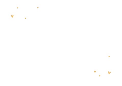 Geboortekaartje leeuw hartjes goud foto waterverf Achterkant