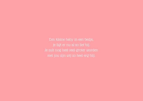 Geboortekaartje Meisje Foto 2