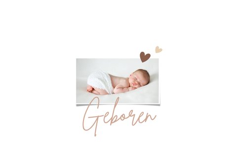 Geboortekaartje met je mooiste babyfoto 2