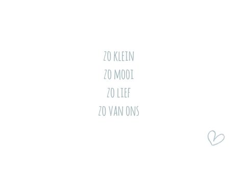 Geboortekaartje met jongetje en knuffels 2