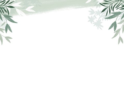 Geboortekaartje met olifant jongen groen jungle Achterkant