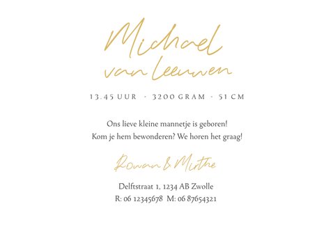 Geboortekaartje olifant hoofdje waterverf foto hartjes 3