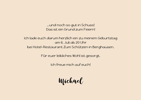 Geburtstagseinladung Gut aussehen 50 3