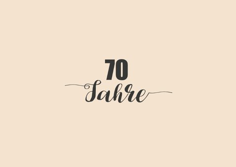 Geburtstagseinladung Gut aussehen 70 2