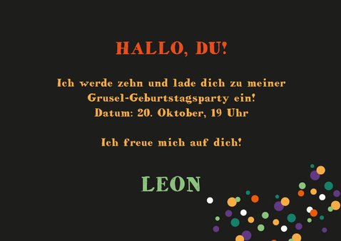Geburtstagseinladung Kleine Monster 3