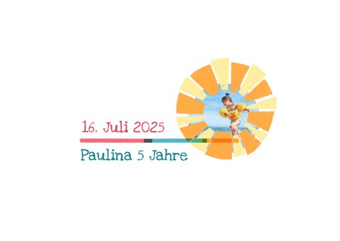 Geburtstagseinladung Pool-Party 2