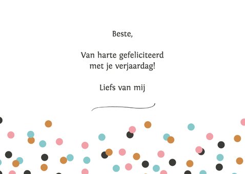 Gefeliciteerd confetti 3