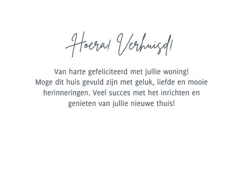 Gefeliciteerd nieuwe woning huisjes buurt sleutel 3