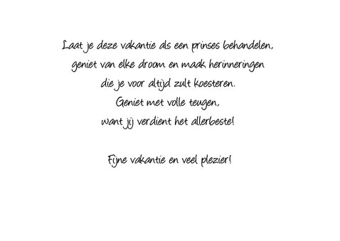 Geniet van je welverdiende vakantie! cavia kaart 3