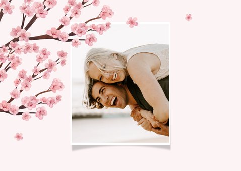 Geregistreerd partnerschap etentje lente bloesem 2