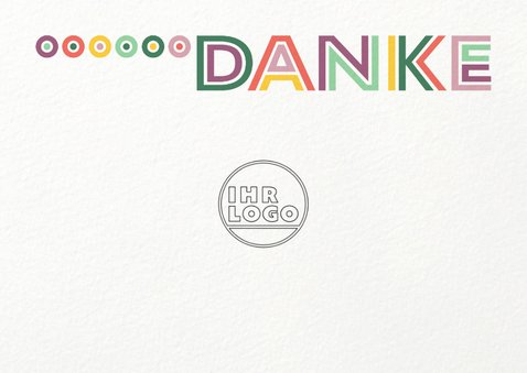 Geschäftliche Neujahrskarte Dankeschön 2