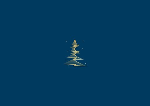 Geschäftliche Weihnachtskarte Foto grafischer Weihnachtsbaum Rückseite