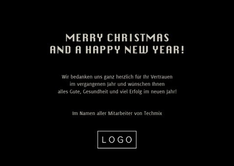 Geschäftliche Weihnachtskarte IT mit Quellcode 3