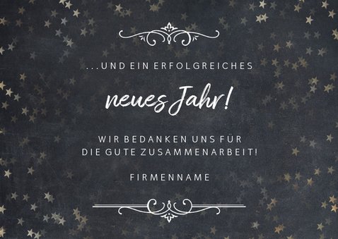 Geschäftliche Weihnachtskarte mit 3 Fotos und Ornamenten 3