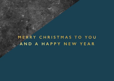 Geschäftliche Weihnachtskarte mit Betonlook und 3 Fotos 2