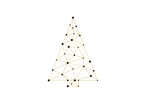 Geschäftliche Weihnachtskarte Verbindungen mit Foto 2