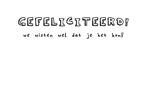 Geslaagd kaart Verkeerd Vervoegd 3
