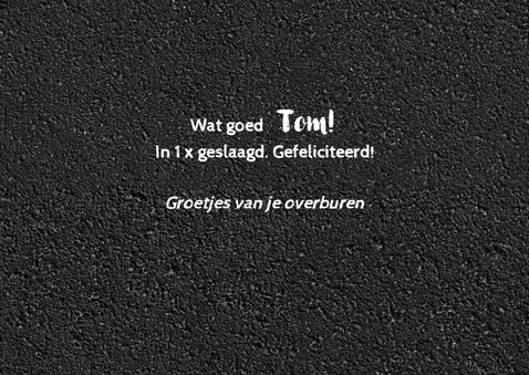 Geslaagd kaart voor het rijbewijs 3