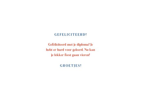 Geslaagd kaart woohoo typografisch 3