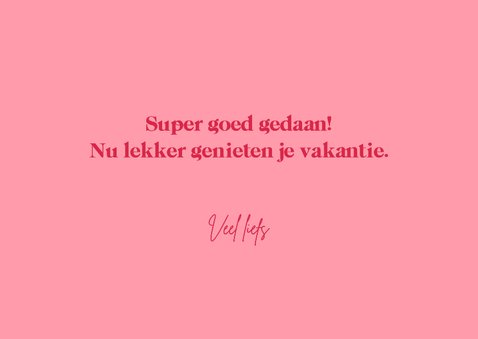 Geslaagd kaart Woohoo you did it girl! 3