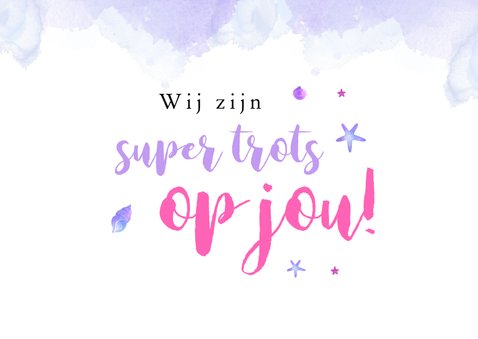 Geslaagd kaart zeemeermin zwemdiploma trots 2