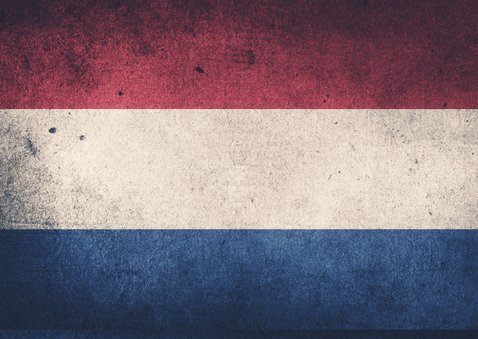 GESLAAGD Nederlandse vlag - DH 2