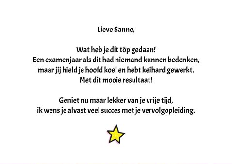 Geslaagd top gedaan meisje 2