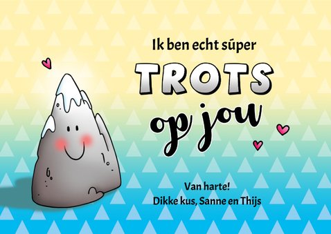 Geslaagd topper je bent geslaagd berg 3