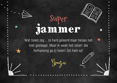 Gezakt kaart balen volgende keer beter krijt doodle 3