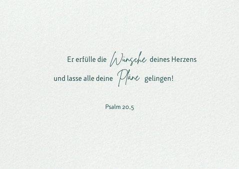 Glückwunschkarte zur Konfirmation mit Handlettering 2