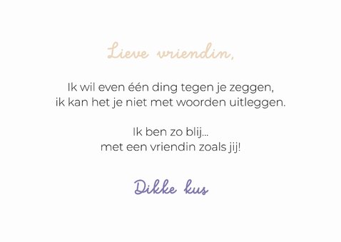 Grappige kaart met kussende hondjes 3