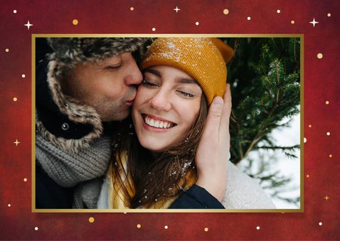 Grappige kerst Save the Date kaart - Jingle wedding bells 2